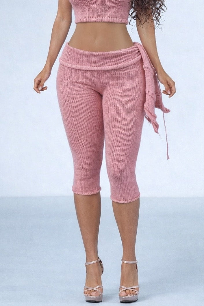 KNIT CAPRIS