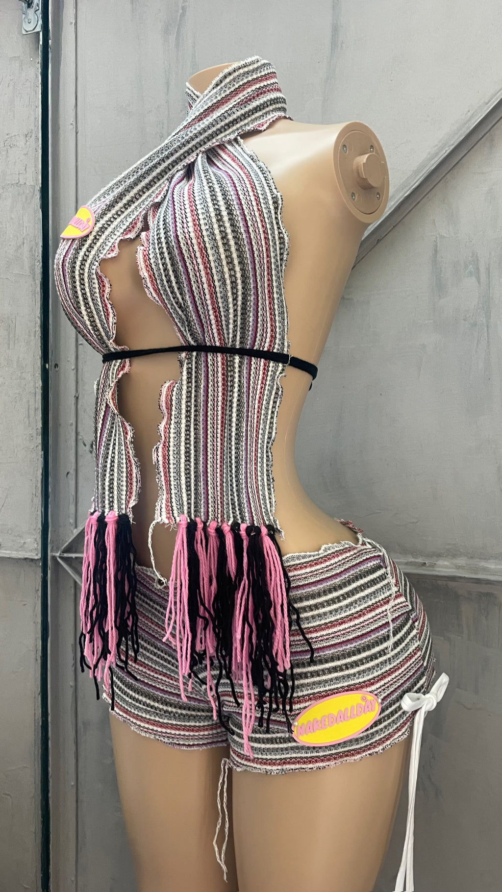 Scarffed Knitted Set