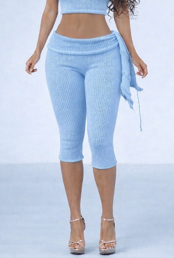 KNIT CAPRIS